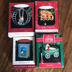 Hallmark Keepsake 4 ornaments 